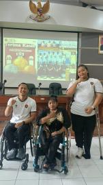 Penyambutan atlet ASEAN Para Games 2025 NPC DIY 